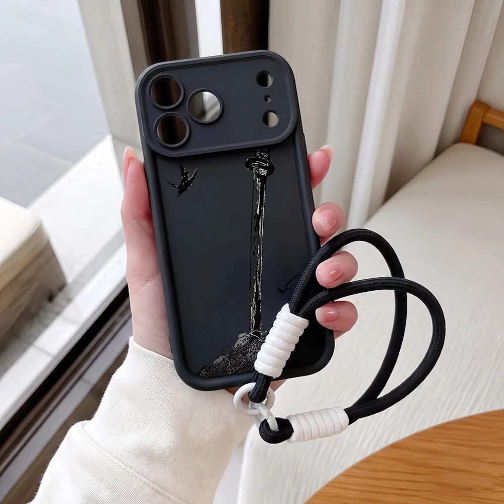 Langes Schwert Schwalben-Handyhalterung für Samsung Galaxy Note 20 S25 S26 Plus S24 S23 FE S25 S24 Ultra A57 A55 5G Silikonhülle – Detail 3