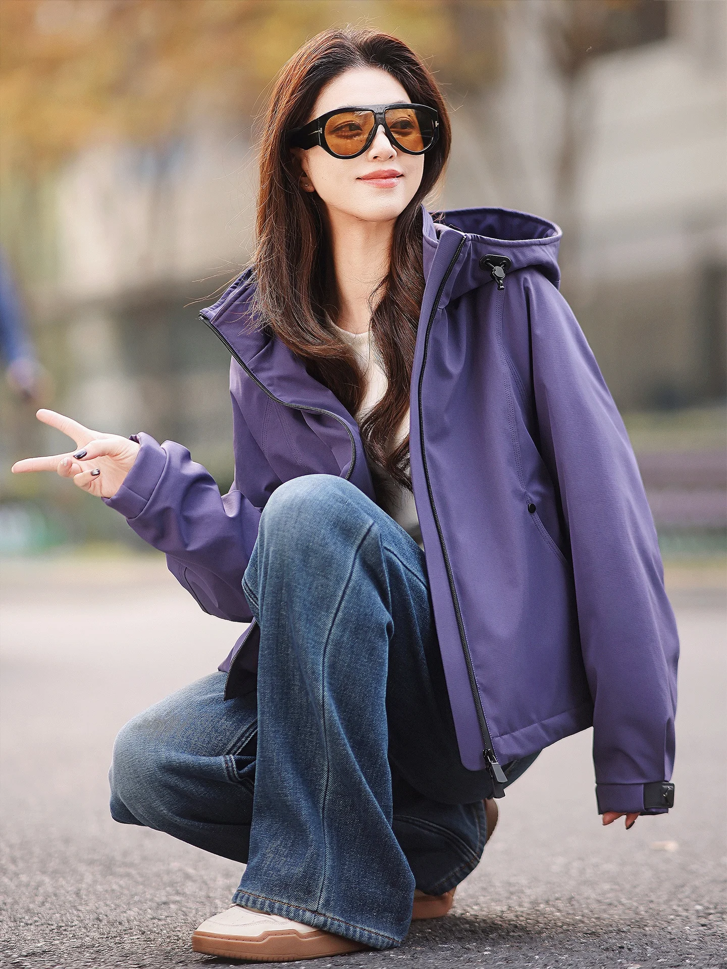 

Легкое и мягкое женское пальто Light Soft ell Jaet 90 из гусиного пуха с капюшоном, водонепроницаемое, двойная теплоизоляция, для повседневной носки, полиэстер