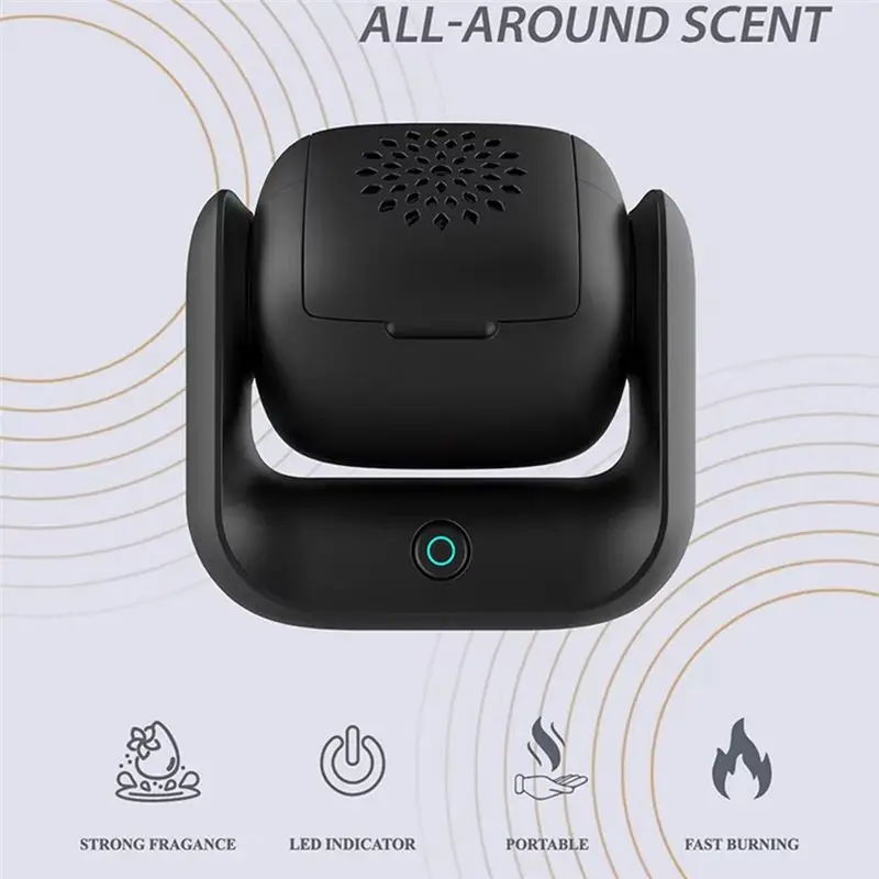 Customer Favorite Electronic Incense Burner New Style Rotatable Aroma Machine High Quality Arabian Censer USB Rechargeable Gift