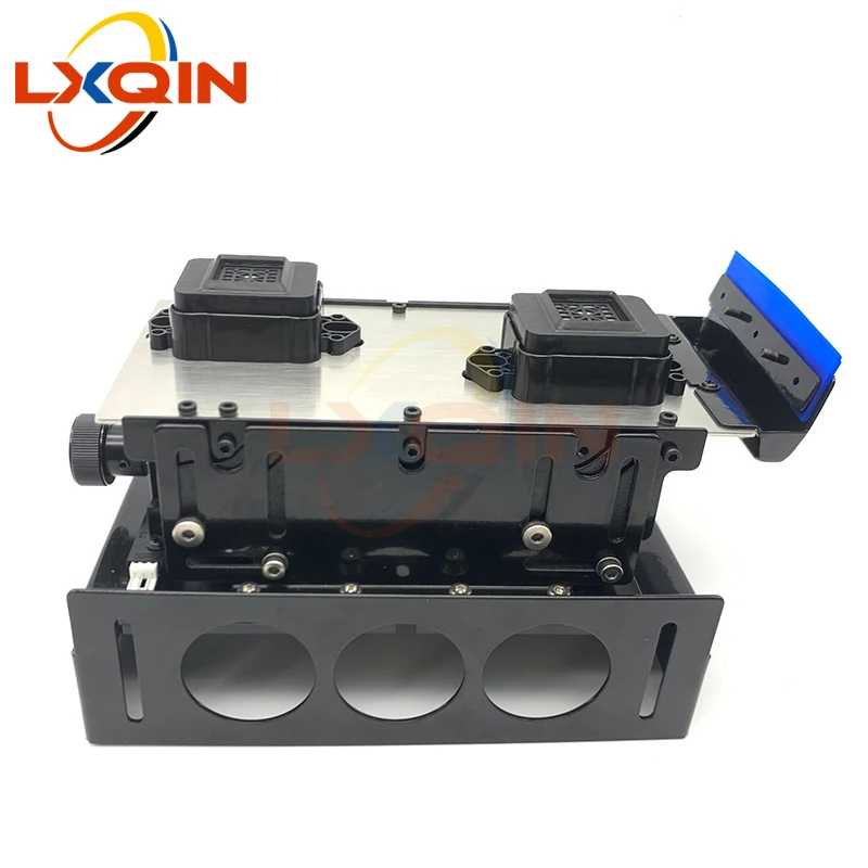 LXQIN double head xp600 auto capping station with carriage plate pump assembly for Galaxy printer with capping