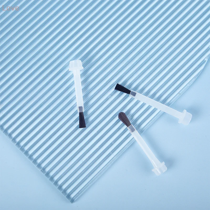 [L & P] 10 قطعة استبدال المتاح فرشاة طلاء الأظافر السائل مانيكير تطبيقها فرشاة لغمس مسحوق قاعدة معطف/معطف فوقي