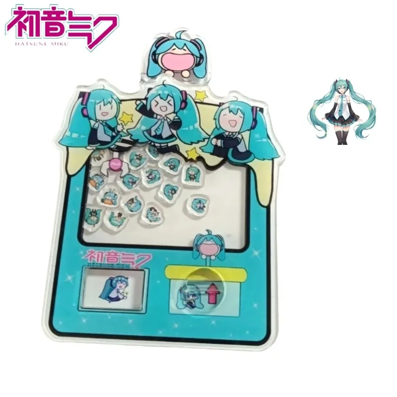 

Hatsune Miku Acrylic Bag Pendant Cartoon Cute and High-looking Anime Peripherals Unique Personality Gashapon Machine Shaker