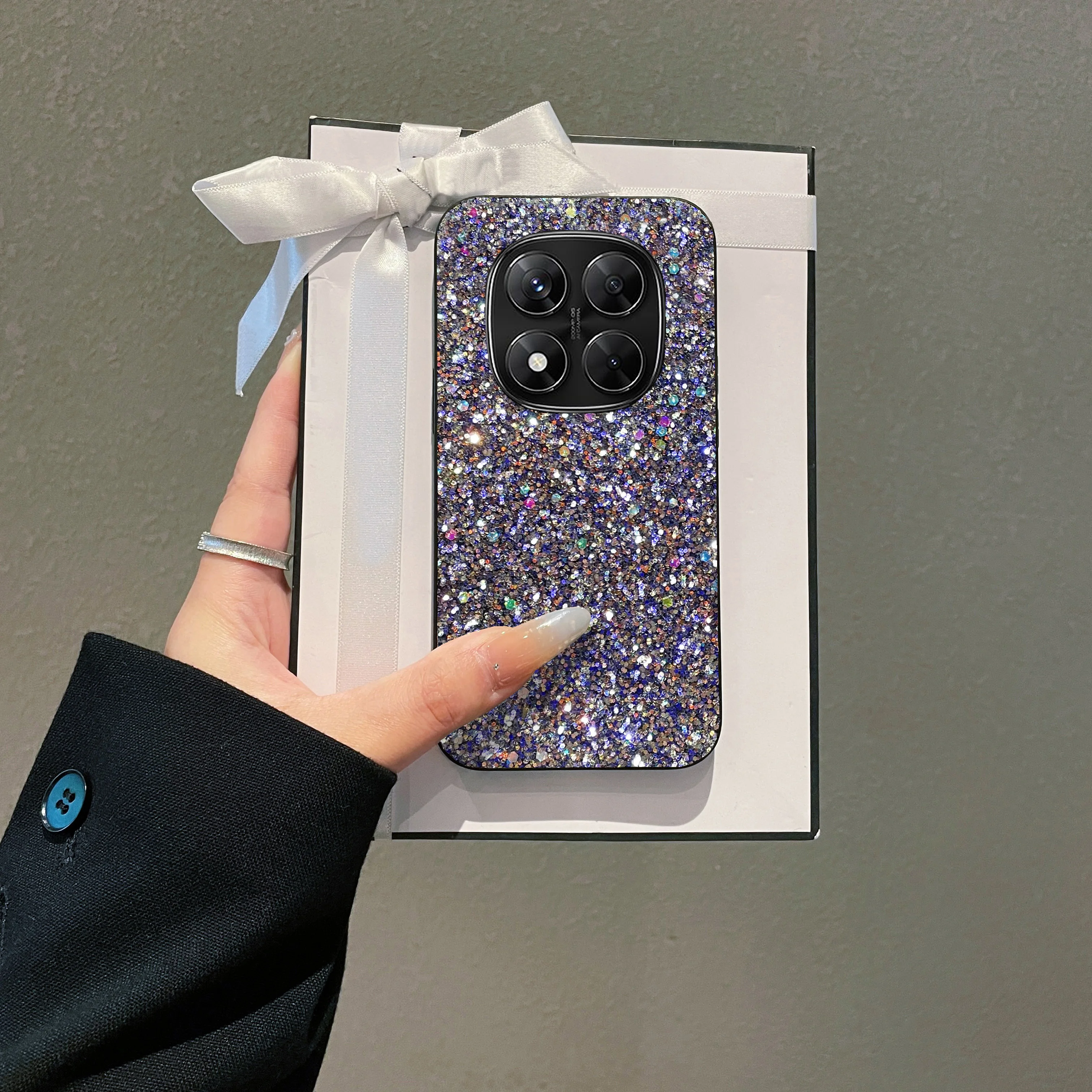 Coque de téléphone à paillettes brillantes Vogue, étui de protection pour Xiaomi Redmi Note 15 14 13 12 11 Pro Plus 4G 5G 11S 12S