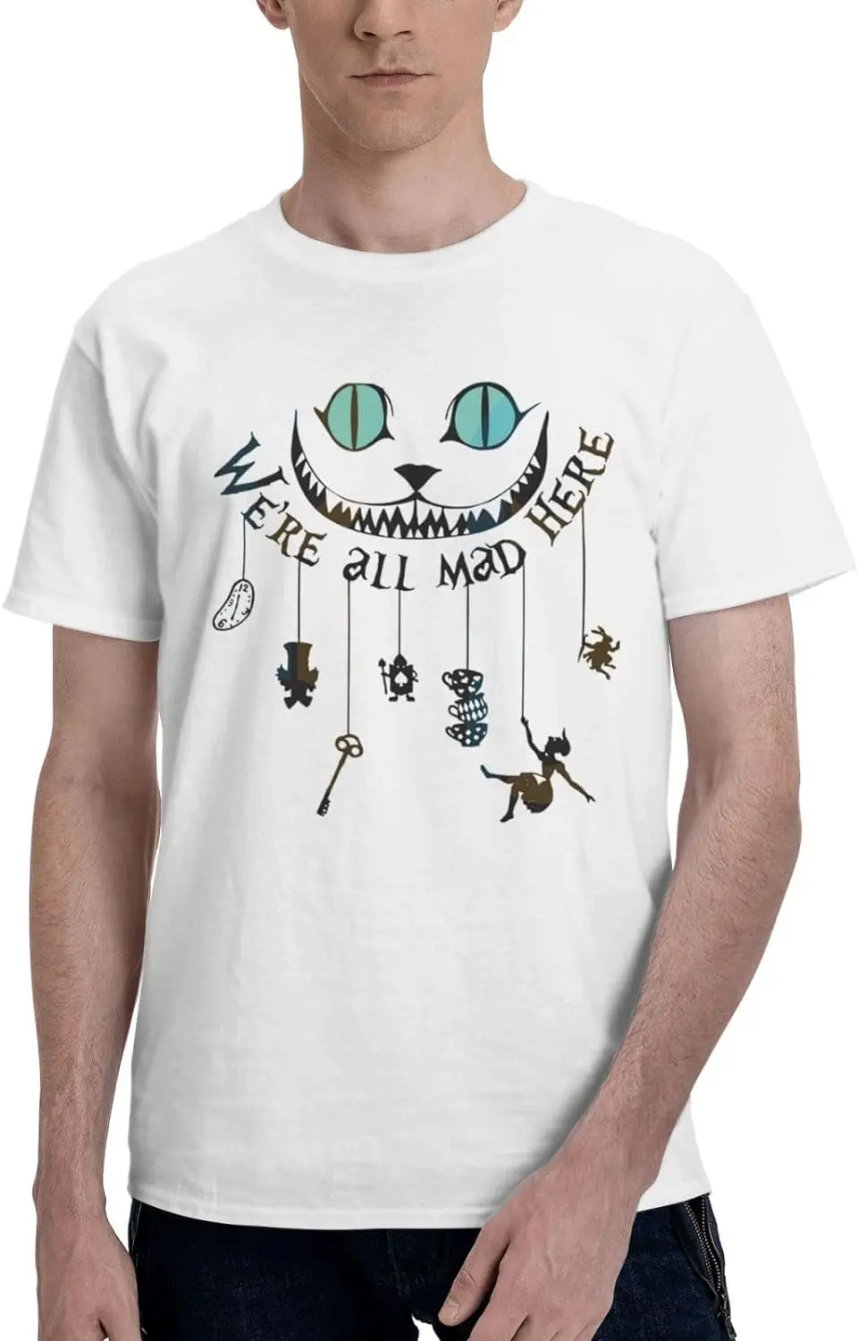 Graphic Men's T-Shirt Short Sleeves Shirt Cartoon T Shirts