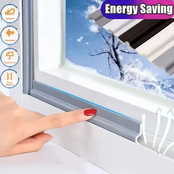 40 メートル防音発泡窓耐候性シールストリップ引き戸窓防風防音ドア底シールギャップフィラー