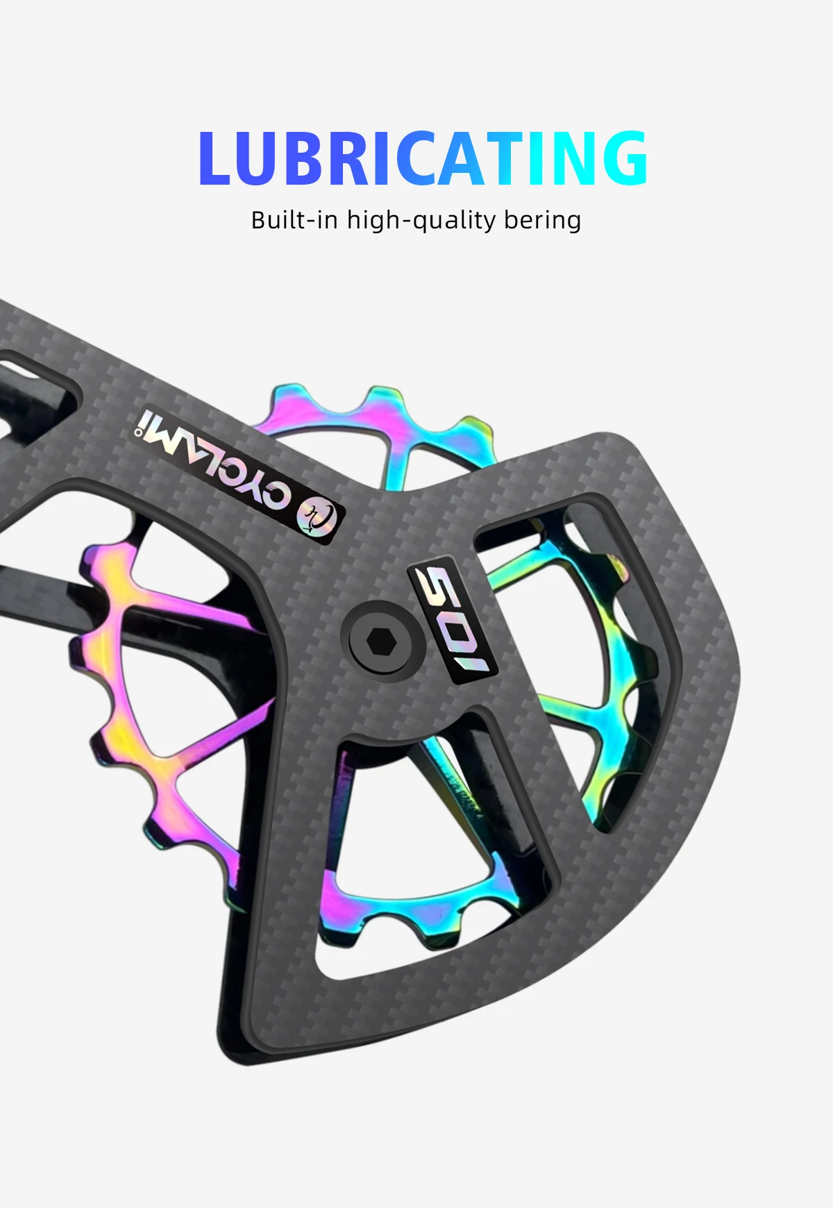 CYCLAMI Fahrrad Carbon Schaltwerke Fahrrad Keramik Lager Rad Set Für SHIMANO Ultegra DURA ACE UT R 8000 105 R 7000 5800 6800 – Detail 3