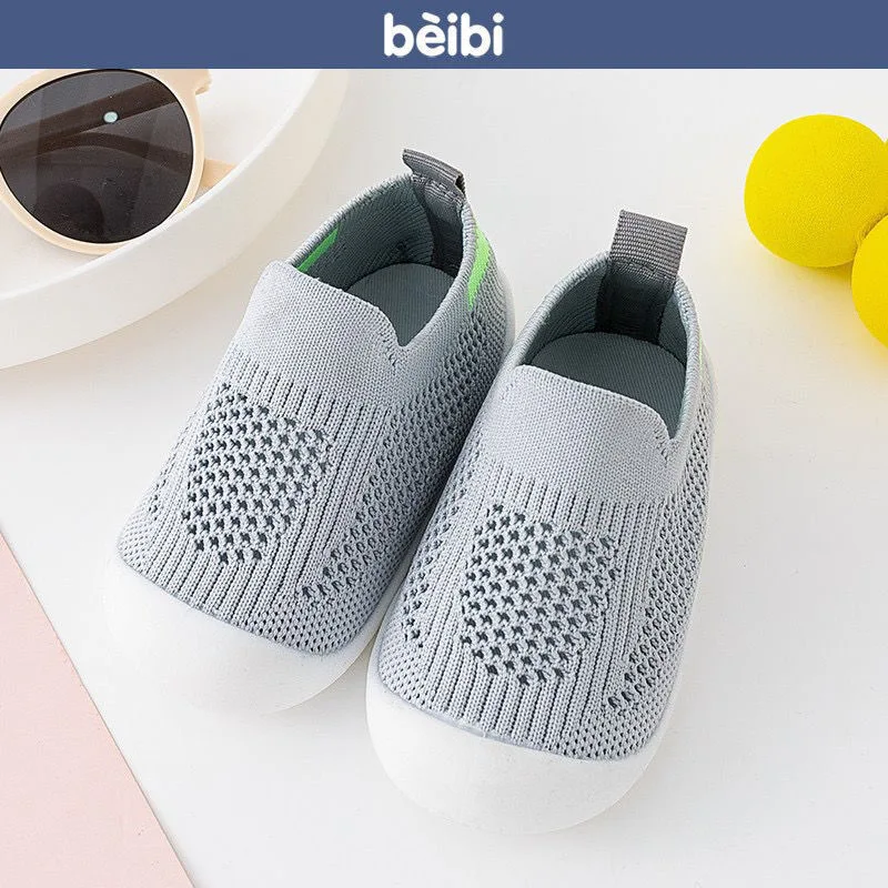 Baby Spring/Summer Soft Sole Socks Shoes Mesh Unisex Baby Anti Slip Floor Socks Children\'s 0-3T Lightweight Soft Walking Shoes