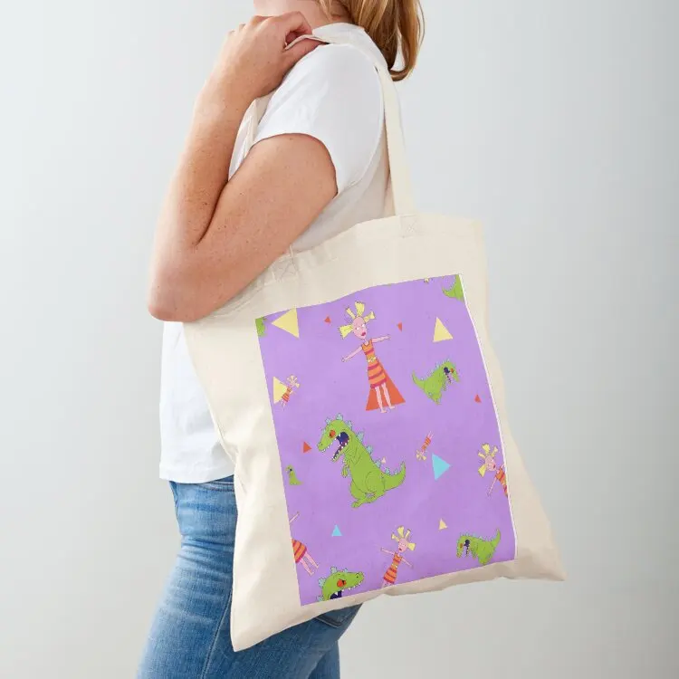 

Reptar & Cynthia Tote Bag canvas tote bags bags luxury women tote bag woman bag screen