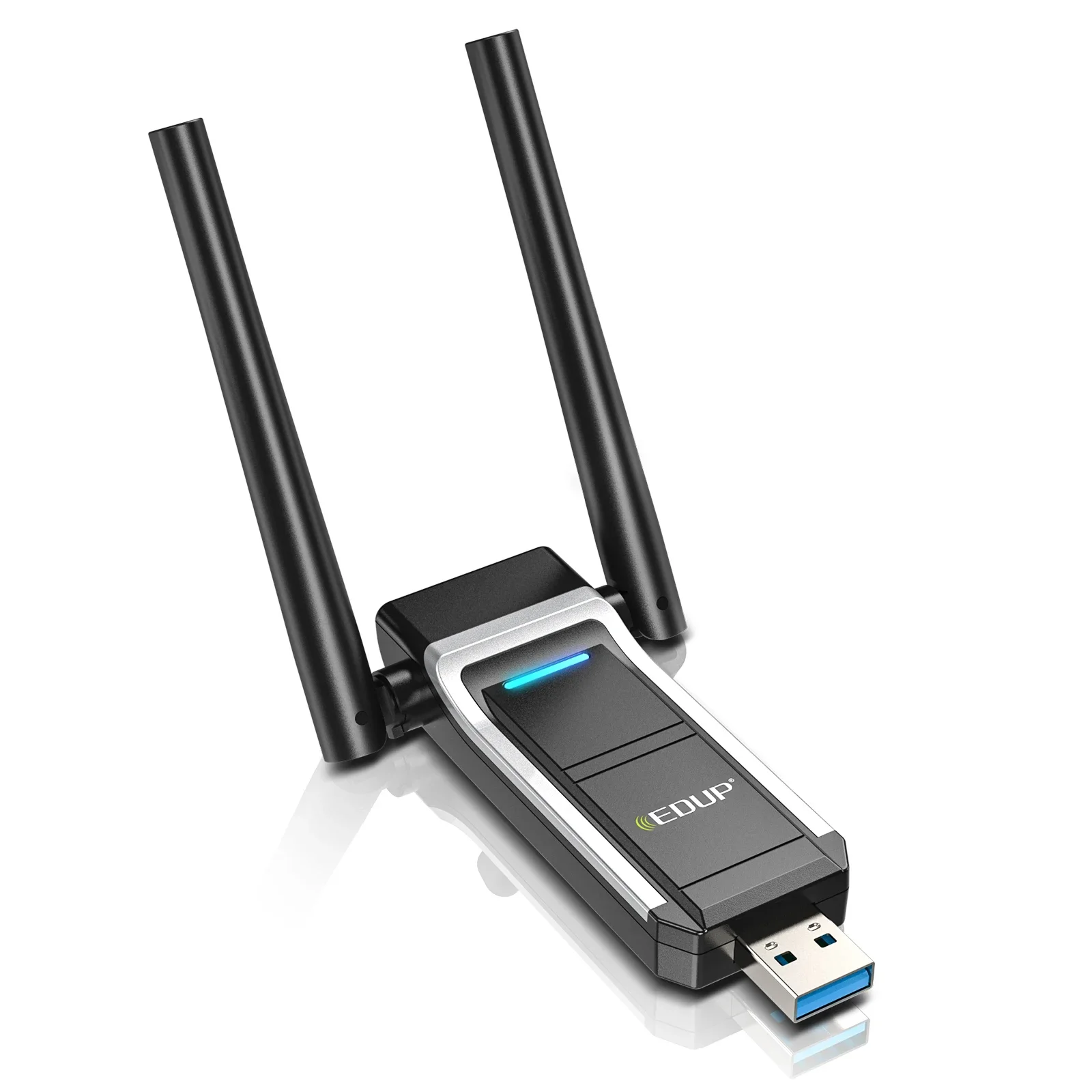 EDUP USB Wifi Adapter 1300Mbps Wireless Wifi Soft AP Dual Band Network Card WiFi Dongle External Antenna Receiver For PC