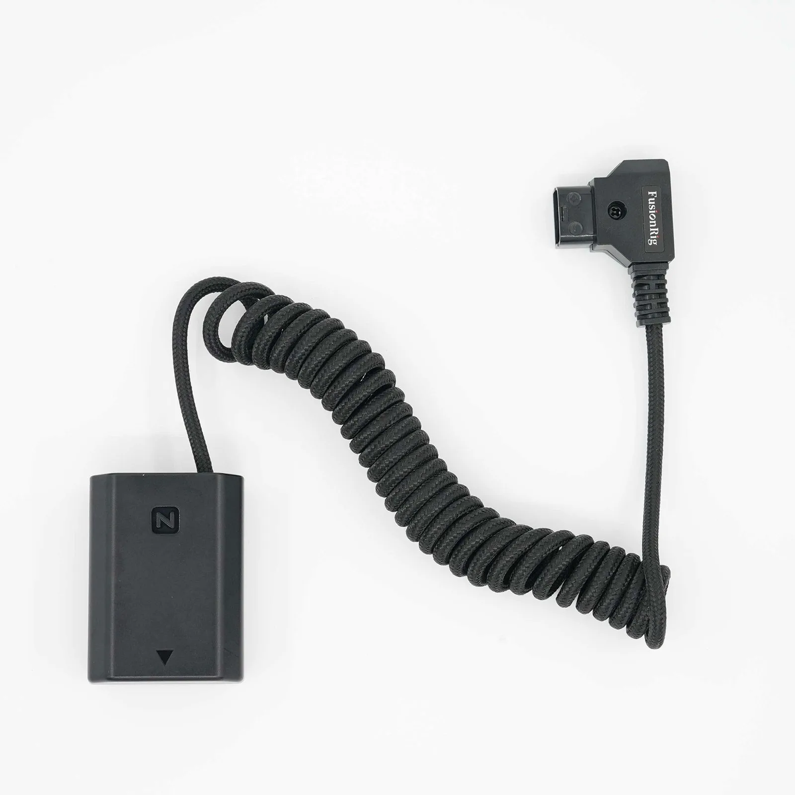 FusionRig D-Tap a NP-FZ100 Cable trenzado de nailon para batería simulada Cable de alimentación de batería analógica para SONY DSLR