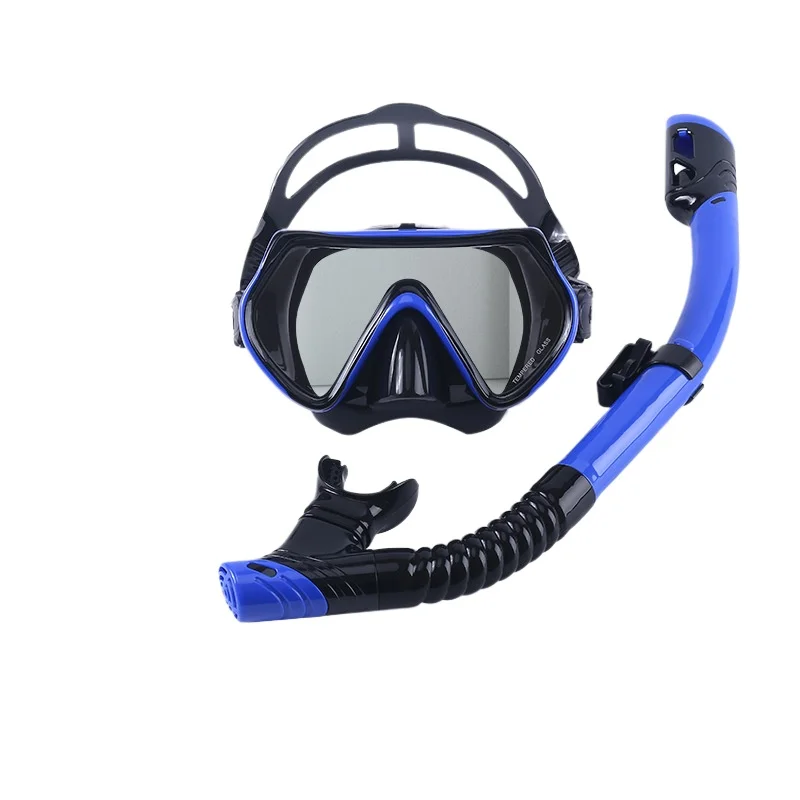 

Unisex Tempered Glass Swim Goggles Anti Fog Professional Diving Mask for Adults
