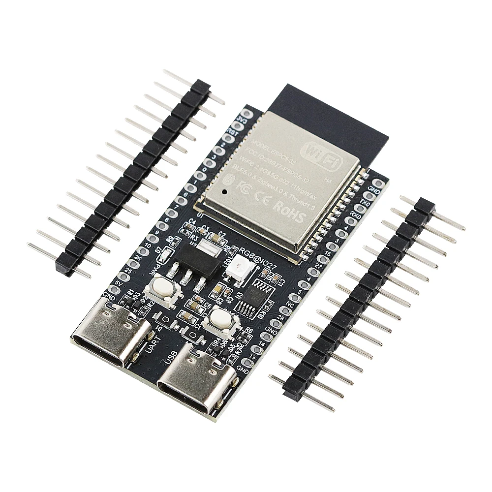 Picture 4: ESP32 C5 Development Board Dual-frequency 2.4G and 5GHz WiFi Module ESP32-C5-DevKitC-1 N4 4MB Flash CH340 CH343 32PIN TYPE-C