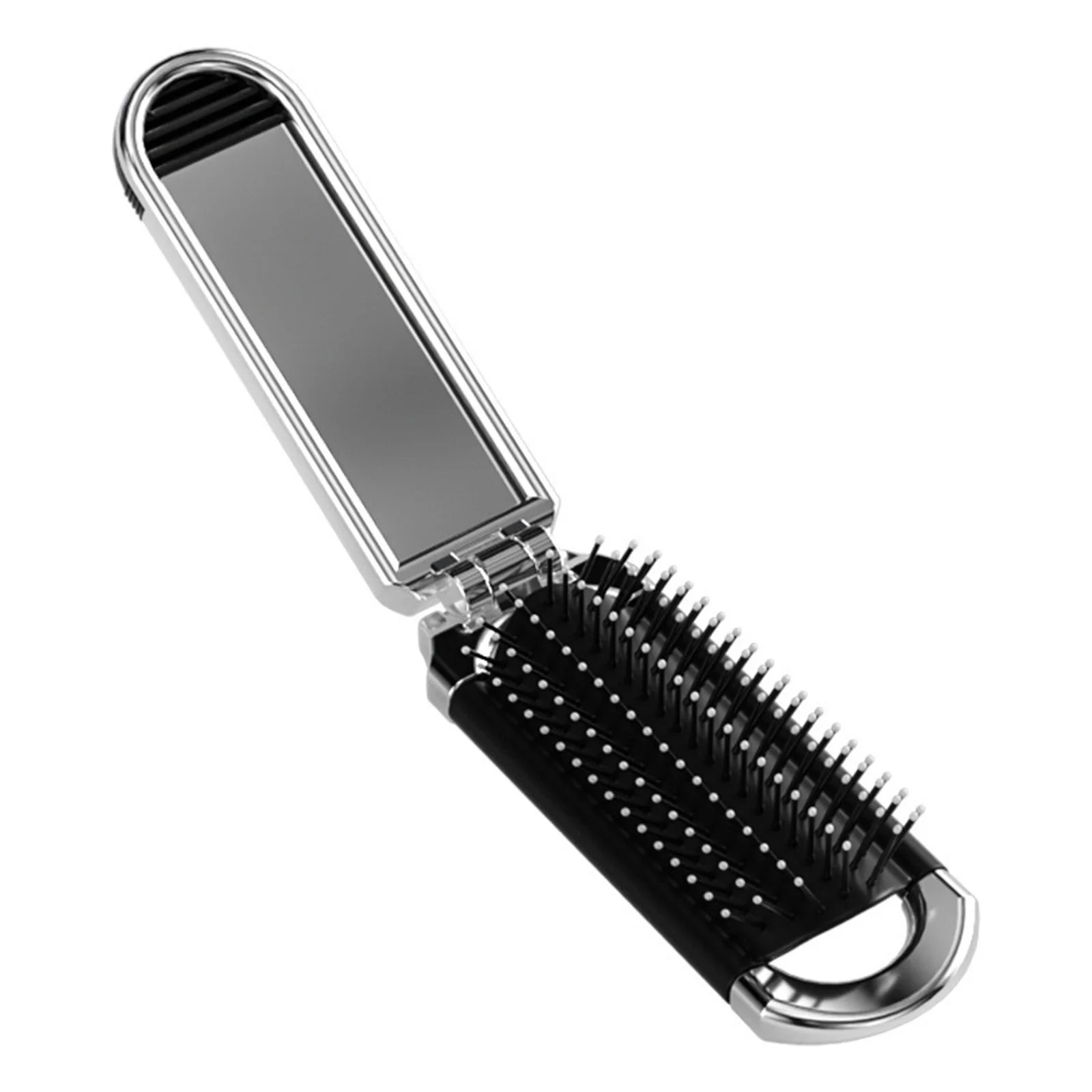 Mini Travel Hairbrush Mirror Set Professional Purse Travel Massage Scalp Comb for Birthday Gifts New Year's Gifts