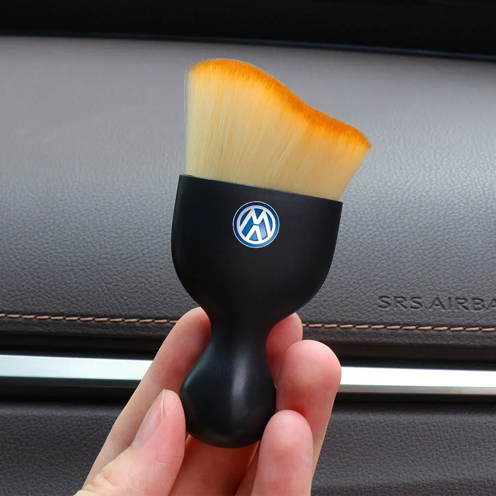 Car Interior Cleaning Brush Curved Design Ultra Soft Dust Sweeping Soft Brush Car Cleaning Tools For Volkswagen VW Rline