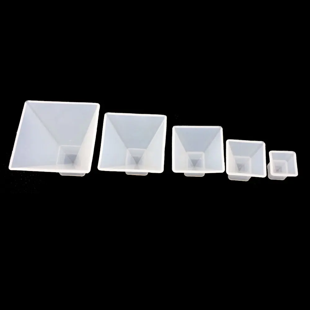 Silicone world 20-60mm Pyramid Triangle Silicone Mould DIY Resin Decorative Craft Jewelry Making Mold resin molds for jewelry