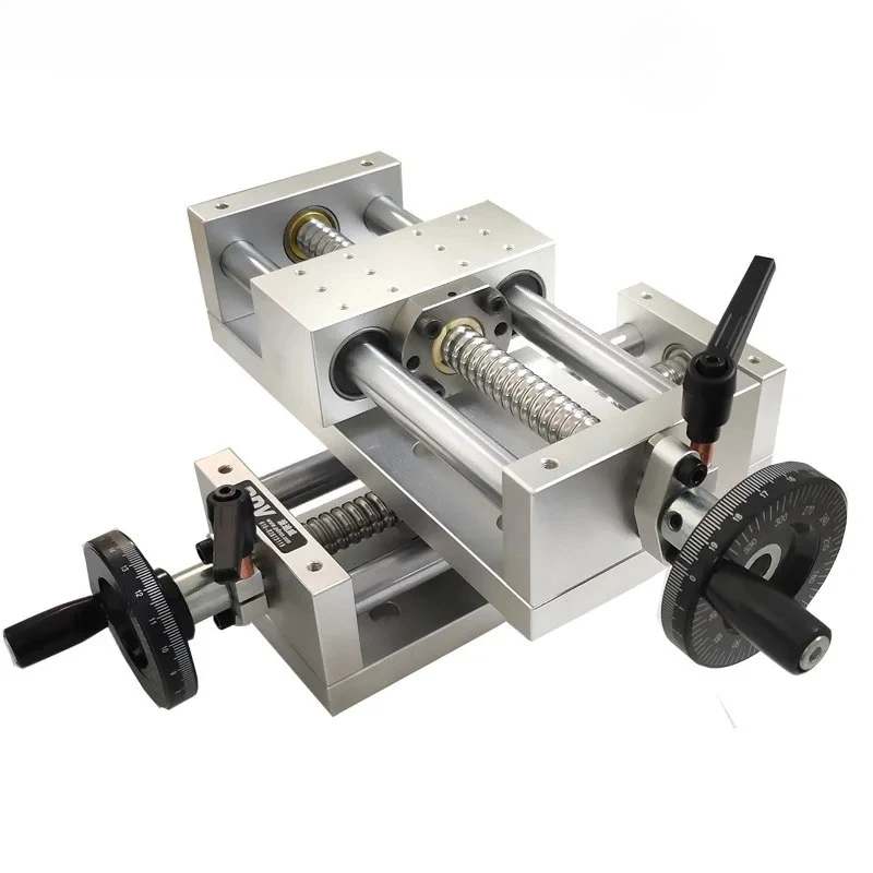 PT-LX100 Linear Linear Module, Ball Screw Linear Sliding Table Displacement Table Manual Translation Table
