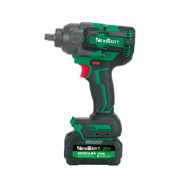 High Torque Brushless Battery Powered Wrenches 1/2 Car Heavy Duty 1000N Cordless Impact Wrench