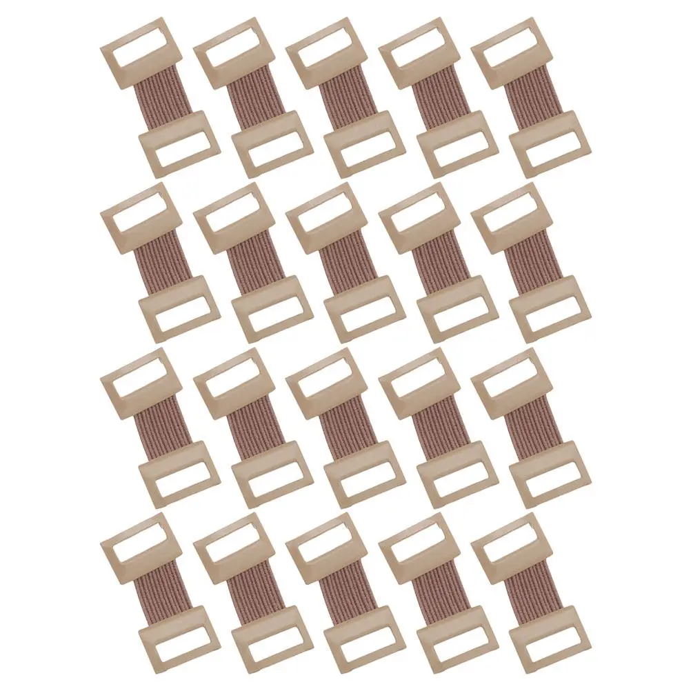

20Pcs Elastic Aluminum Bandage Fastener Buckle Clips Stretchable Bandage Fixing Holder Strong Support Medical Use