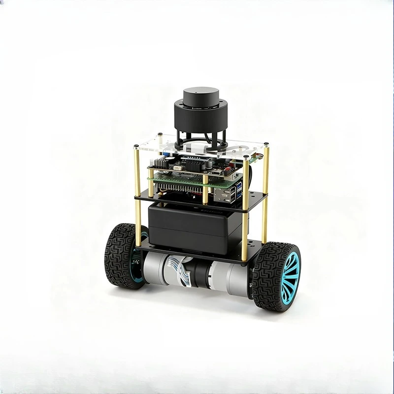 The high-end version of the balance trolley B585 radar obstacle avoidance follows ROS mapping and navigation LQR two-wheeled