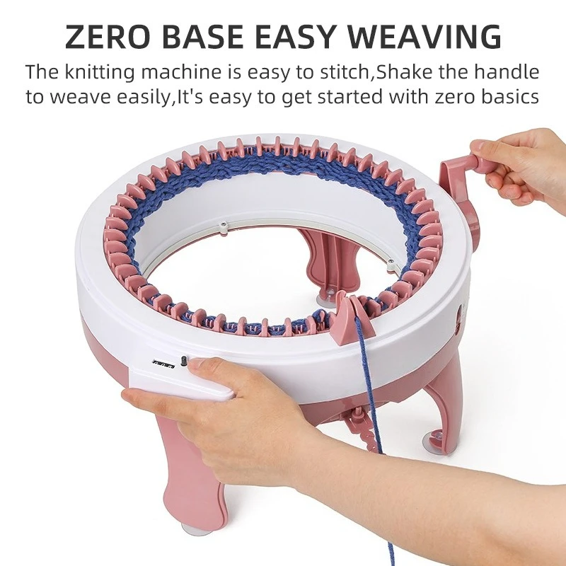 High Quality 48needle Knitting Machine Kit  Manual Knitting Loom Machine Smart DIY Sweater Scarves Hat Glove with Counter