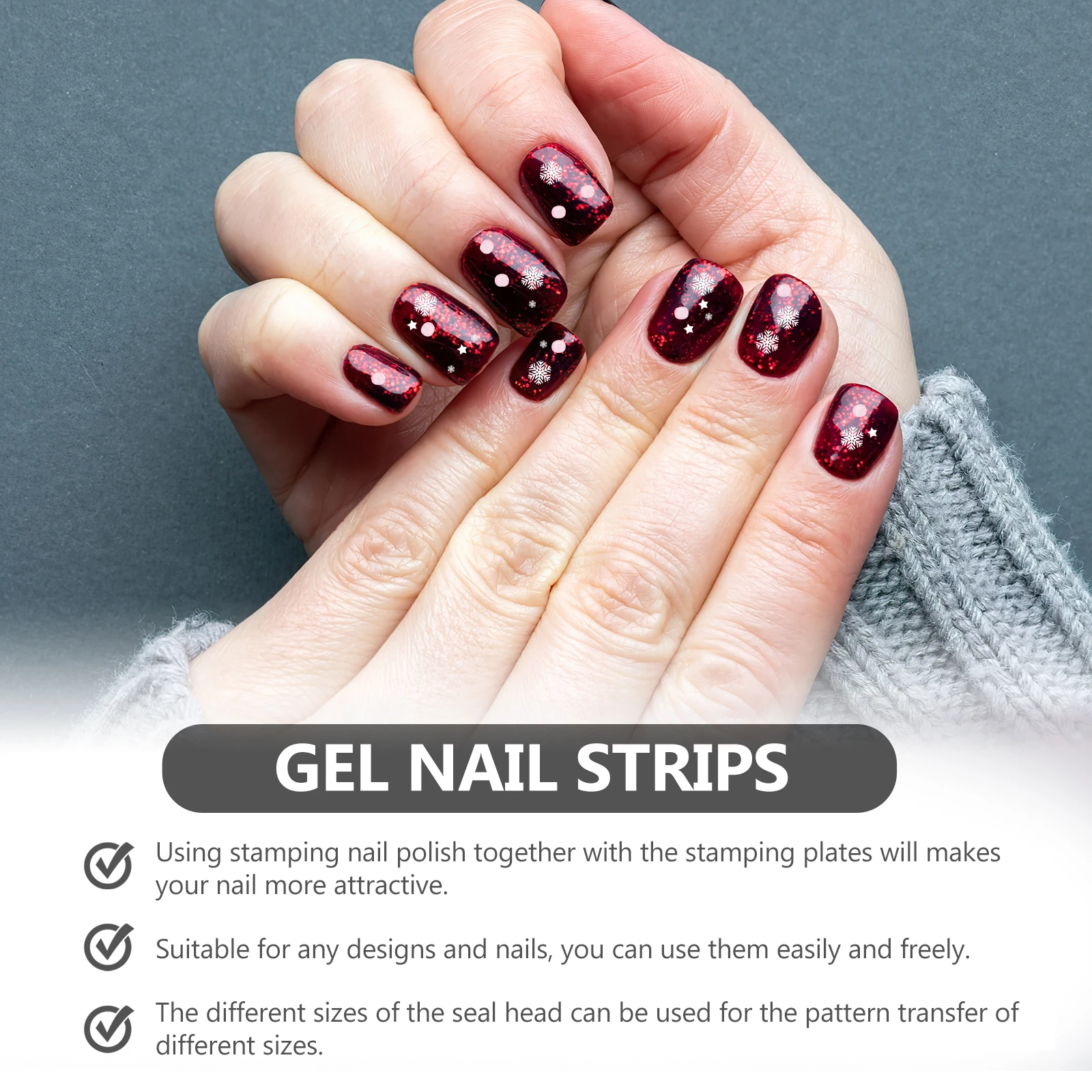 

3Pcs Double Head Nail Stamper Kit Silicone Colorful Manicure Tool Perfect for Beginners Nail Art Stamping Supplies Manicure Pen