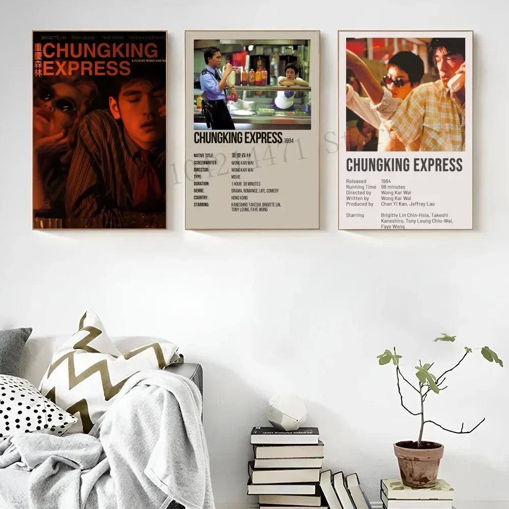 Chungking E-Express Film Canvas Painting Poster Art Modern Home Living Room Bedroom Game Room Coffee House Bar Room Wall Decor