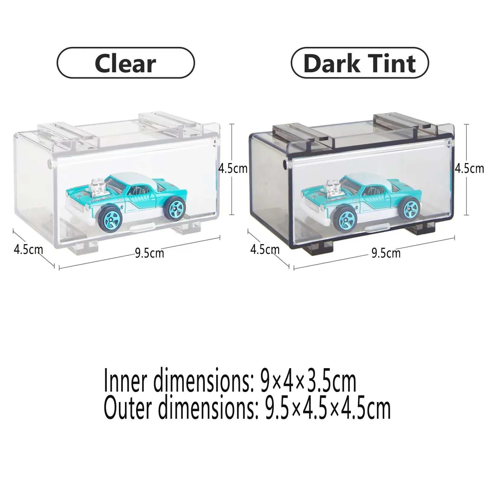 Cars Storage for Hot Wheels,1/64 Diorama Display Case,Stackable Toy Car Collection Display Box for Matchbox & Hot Wheels Cars