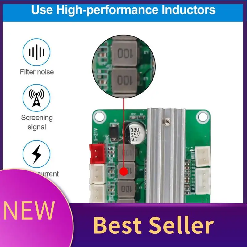 

HFES TPA3116 Stereo Audio Amplifier Board TPA3116D2 50W&50W Dual Channel Digital Power Amplifier Module DC12-24V