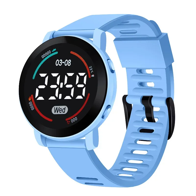 Fashion Led Student Sports Electronic Watch Luminous Waterproof Casual Minimalist Electronic Watch Unisex Gift Saat Zegarek