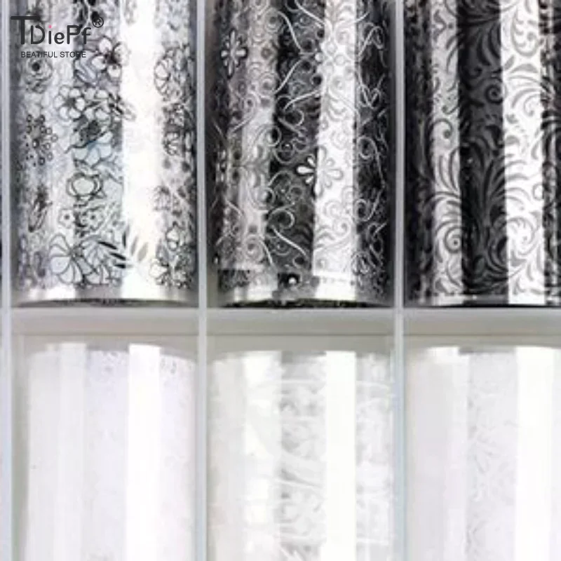 10 Rolls Nail Transfer Foils Sticker Black White Red Lace Flowers Nail Art Nail Charms DIY Nail Decoration Manicure Accessories