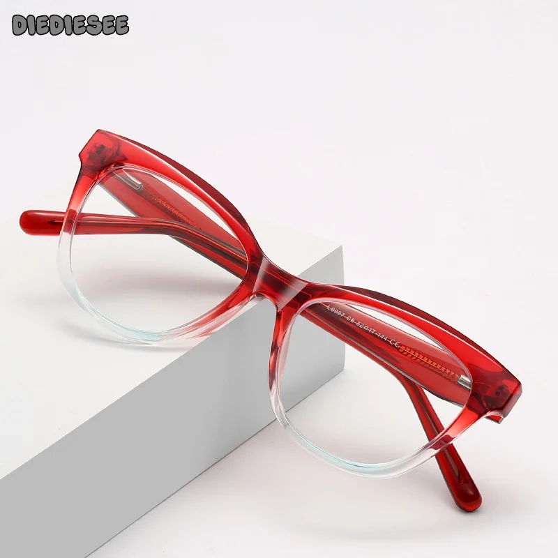 

DIEDIESEE's New Retro Plug-in Cat Eye Frame Can Be Paired With Prescription Optical Glasses For Myopia And Hyperopia LS007