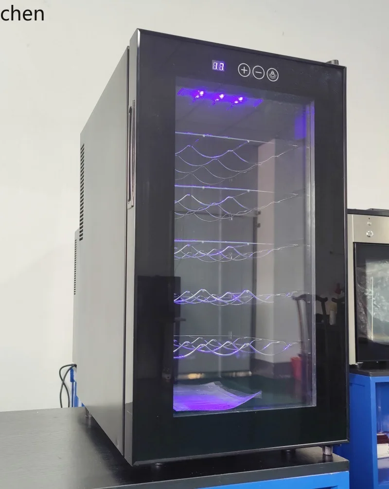 HXL 18-Pack Red Wine Constant Temperature Wine Cabinet Refrigerator Electronic Air Cooling Refrigerated Cabinet