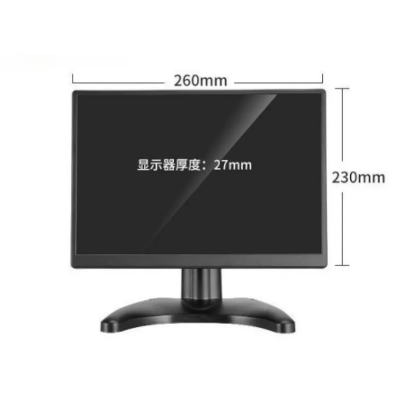 كمبيوتر سطح المكتب المحمول شاشة LCD ، شاشة عريضة مع منفذ VGA HDMI ، عرض كامل HD 1920x1280 ، 10.5"