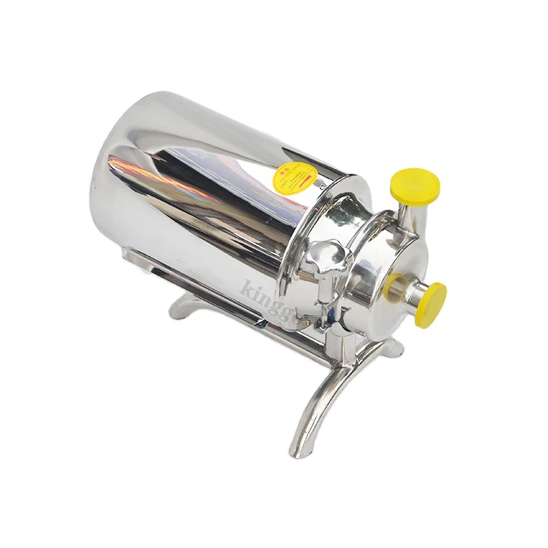 Stainless Steel Food Grade Wine/Beer /Liquid Transfer Pump Sanitary Centrifugal Pump with Hose Barb Connection Ends