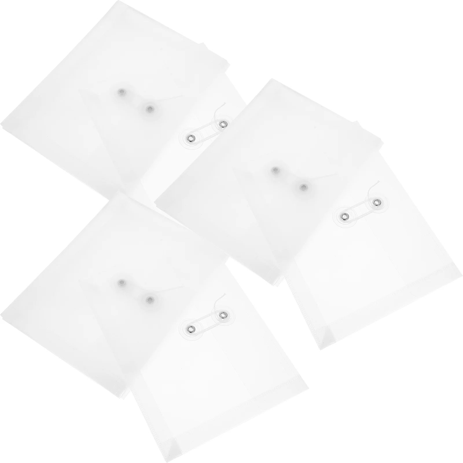 PP Rope Widened Three-dimensional Office Document Bag File Storage 6pcs Packaging Wallets Organizer Bags for Traveling