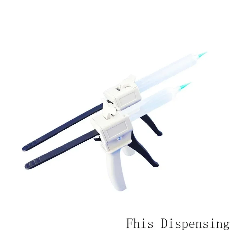 Single Liquid Glue Gun 30cc 55cc with 30cc Cones and Dispensing Tips for Precise Application