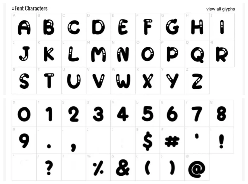 New DIY Art Bubble Alphabet Number Punctuation Symbol Script Cutting Dies For Scrapbook Christmas Greeting Card Paper Craft