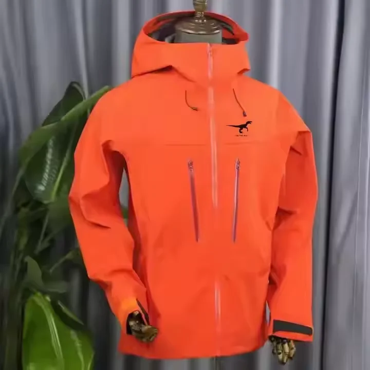 Full Seam Tape 3 Layer Hard Shell Outdoor Jacket Waterproof Raincoat Windproof Sports Hiking Work Jacket