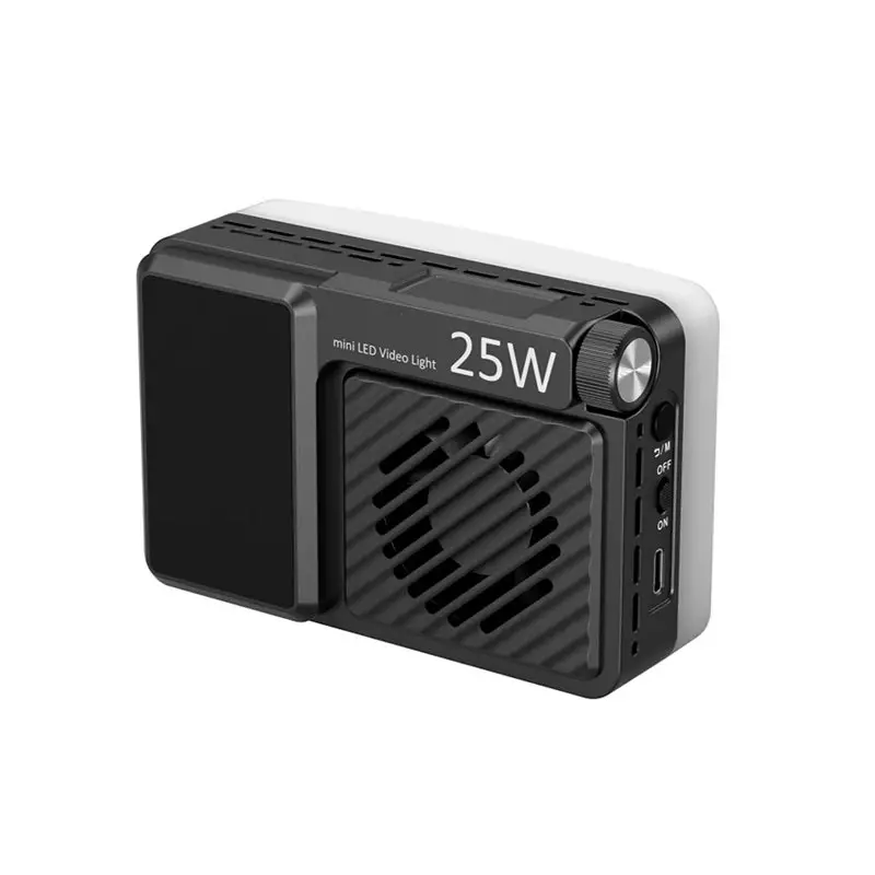 【recomendar】rm-25c-25w-luce-led-rgb-tascabile-per-video-2500k-10000k-mini-luce-di-riempimento-magnetica-per-fotografia