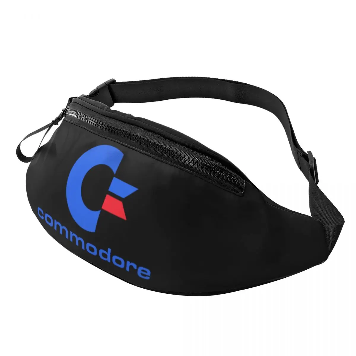 

Commodore 64 Fanny Pack Women Men Custom C64 Amiga Computer Crossbody Waist Bag for Travel Hiking Phone Money Pouch