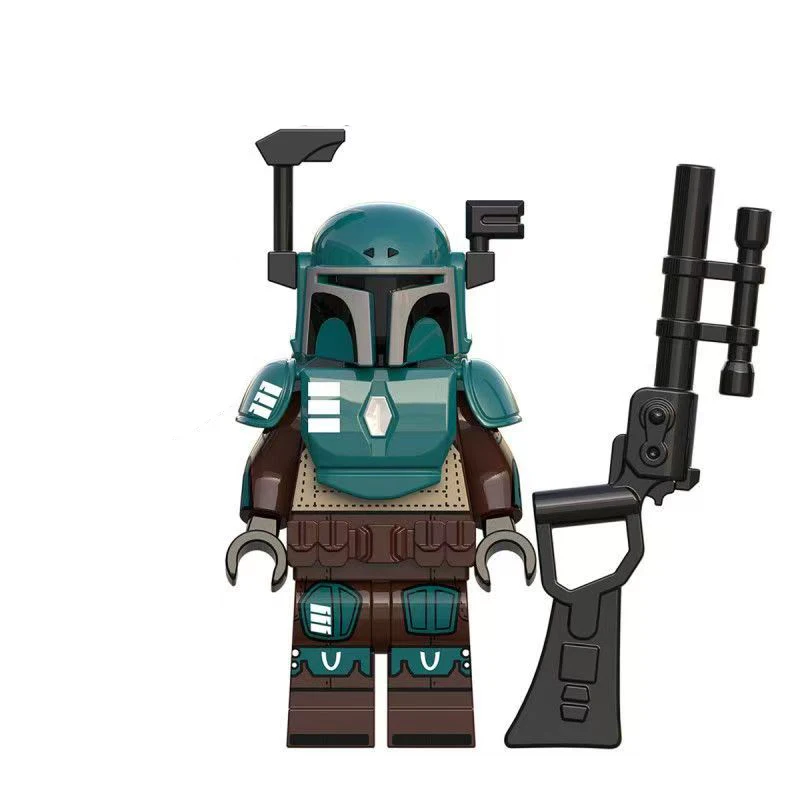 Nieuwe Star Wars De Mandalorian Architectuur Vizsla Gemonteerd Minifiguurtje Action Figure Model Kindercadeau Speelgoed Serie Versieren