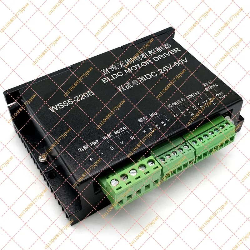 24-50V 600W 3 Phase BLDC Motor Driver Controller for CNC Brushless Spindle Motor