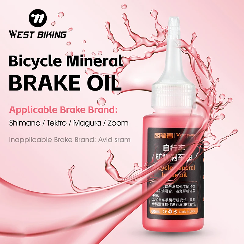 

WEST BIKING Bicycle Brake Mineral Oil Bicycle Hydraulic Disc Brake Mineral Oil 1PC MTB Road Bike Brake Repair Maintenance