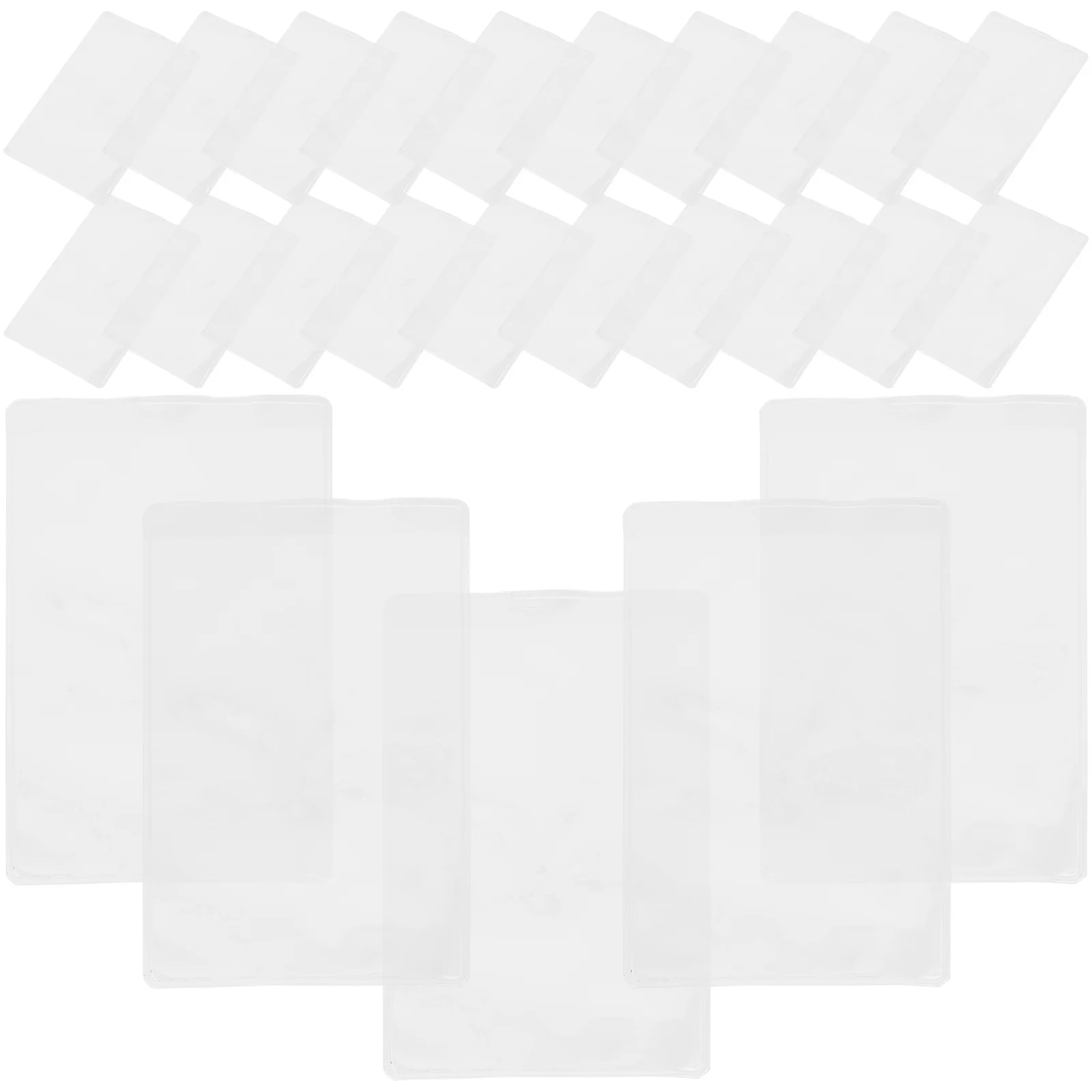 50 قطعة من أكمام البطاقات الشفافة لبطاقة الألعاب غطاء بلاستيكي واقي للتجارة أوراق اللعب وأكمام البطاقات #6