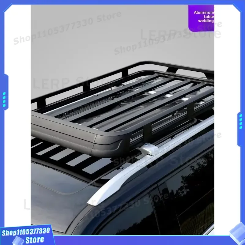 Universal Aluminum Alloy Roof Rack Black Trunk Carrier No Drilling Installation Fit Sedan SUV Car Top Luggage Holder ZJ 9001