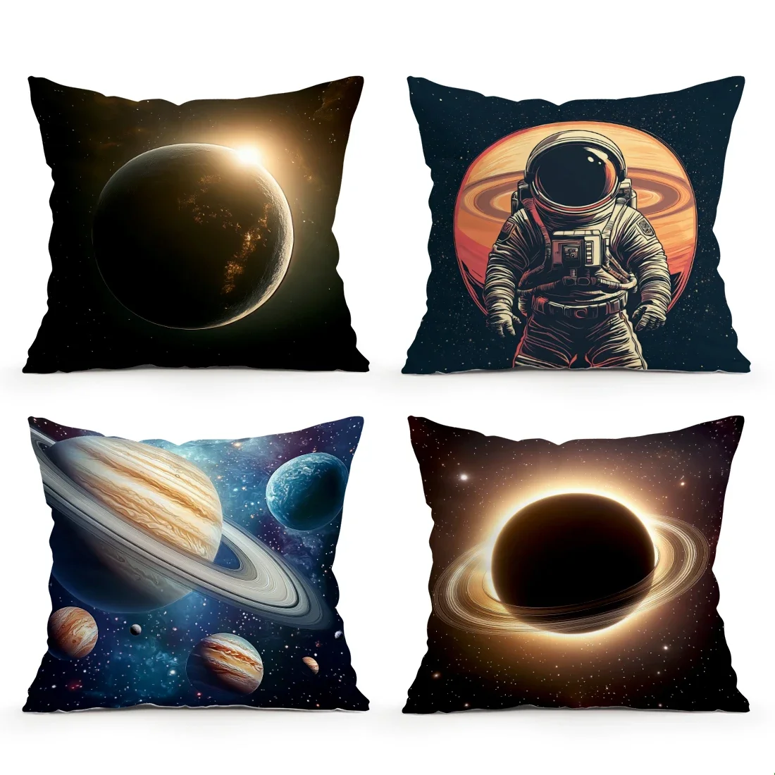 space planet Cushions Pillowcase Polyester Cushion Cover Throw Pillow Pillowcover Home Car Sofa Decor