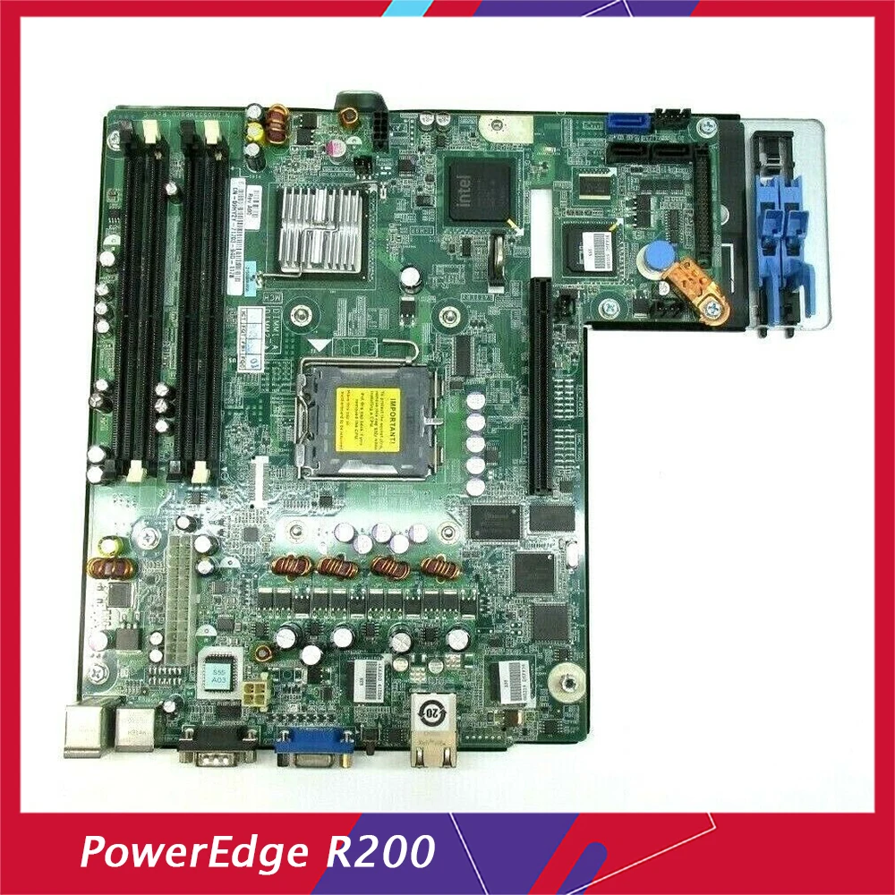 Original Server Motherboard For DELL PowerEdge R200 9HY2Y TY019 FW0G7 DA0S55MB8C0 Perfect Test Good Quality