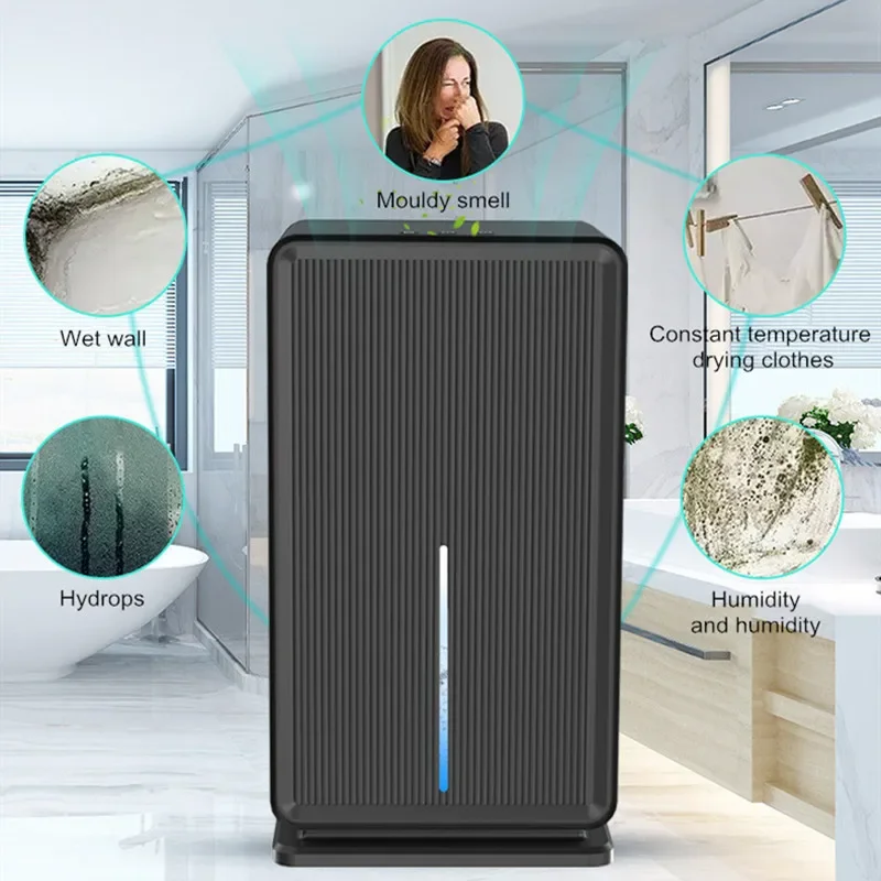 

1L Large Capacity Bedroom Dehumidifier - Home Air Dehumidifier for Indoor Moisture Absorption And Household Climate Control