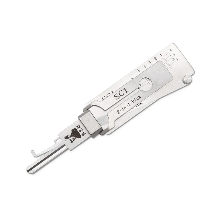 LISHI 2in1 Tool Yale cisa SC1 SC4 KW1 KW5 R52 AM5 M1 MS2 BE2-6 HD5649 For Locksmith Supplies