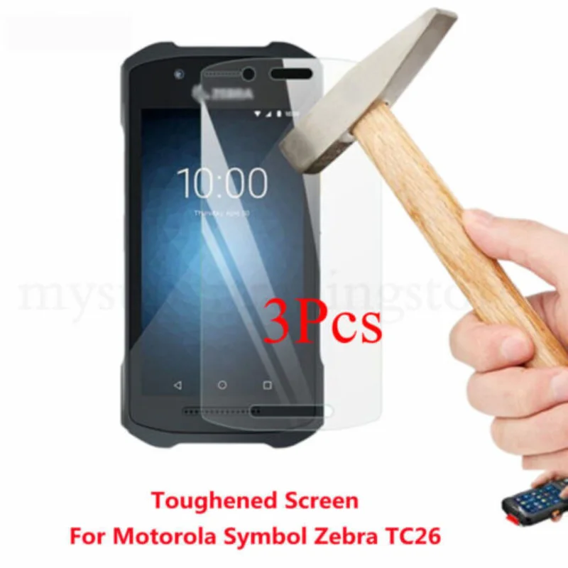 

8pcs New Toughened Screen Protector for Motorola Symbol Zebra TC21 TC26